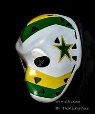 Ice Hockey Mask Goalie Helmet Wearable Home Decor North Stars Gilles Meloche G09
