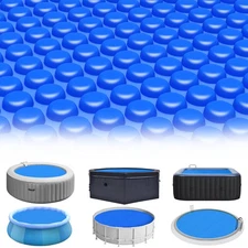 Solar Pool Cover 18 Ft Diameter Round Solar Blanket for Above Ground Inground...