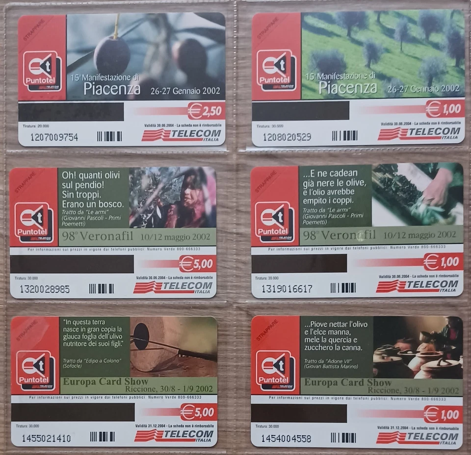 Schede telefoniche Nuove Piacenza-Veronafil-Europa Card Show - Imagen 2 de 2