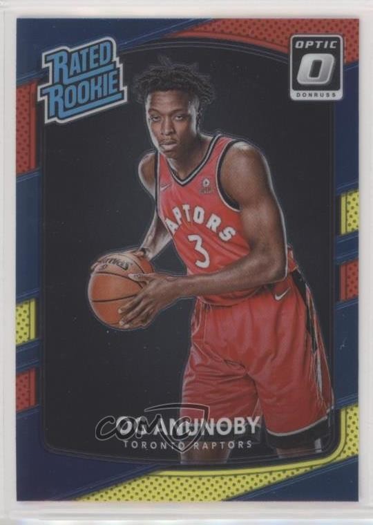 2017 Panini Donruss Optic Rated Rookie Mega Box Red & Yellow OG Anunoby #178 f6q