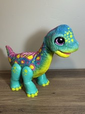FurReal Friends Dinosaur Automated Interactive Plush Robot Toy Snackin' Sam