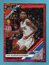 Shai Gilgeous-Alexander 2019-20 Panini Donruss 19/99 Red Mojo Thunder #86