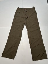 The North Face Women  s Hiking Pants Size 6 Brown Nylon Trail Outdoor Trekking