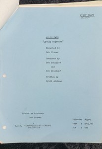 1976 TV Script Archive - Norman Lear TAT Lot - Paul Shaffer & Bernadette Peters