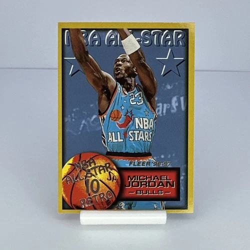 1996-97 Fleer - NBA All-Star Retro Michael Jordan #282 Chicago Bulls MJ NBA HOF
