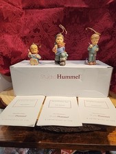 Vintage Studio Hummel Goebel 3 Christmas Ornaments All With COA Set 5