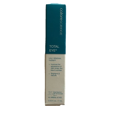 Colorescience Total Eye 3-in-1 Renewal Therapy SPF 35, FAIR, 0.23oz - MSRP $79