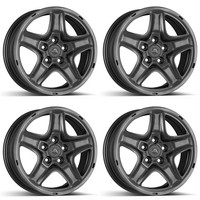 4X Alcar Hybrid Stahlfelgen 4-200902A 09 Grey 6.5Jx16 ET41 5X112 FüR Cupra Leon