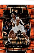 2021-22 Panini Select #68 Joshua Primo Orange Flash Prizms San Antonio Spurs
