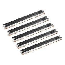 5 Pcs Single Linear Slide Potentiometer 3-Pin B10K 128mm with 100mm Travel