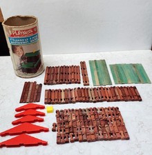 Vintage Playskool Lincoln Logs Original Can 1974 Explorer Set 857