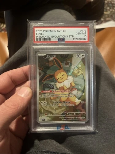 PSA 10 GEM MINT Eevee #173 Pokemon TCG Svp En-Sv Black Star Promo