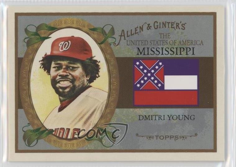2008 Topps Allen & Ginter's The United States of America Dmitri Young #US24 1b6b