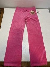 Juicy Couture Girl’s Pink Velour Jogging Size- L