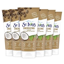 St Ives Scrub Energizing Coconut  Coffee 6 Ounce Pack of 6 