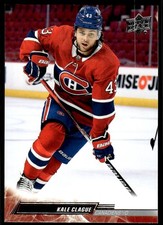 2022-23 Upper Deck Kale Clague Montreal Canadiens #96