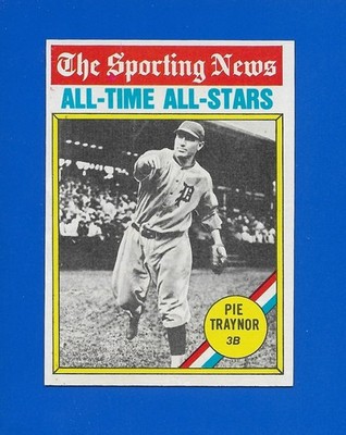 1976 Topps #343 Pie Traynor HOF Pittsburgh Pirates All Time All Stars NM/MT