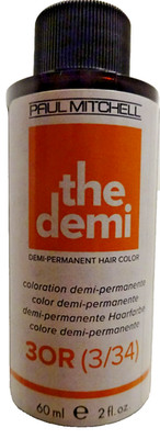 Paul Mitchell The Demi Demi-Permanent Cream Hair Color 3OR (3/34) 1 X 60 ml