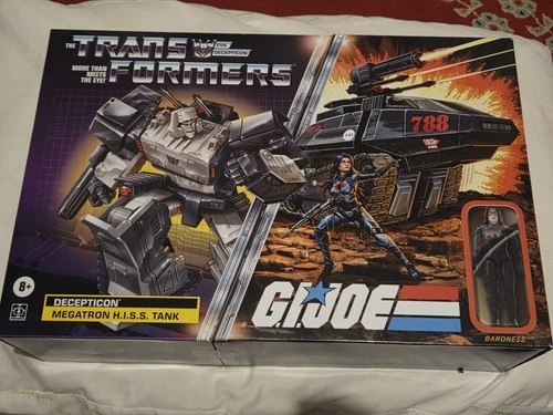 Hasbro Transformers G.I. Joe Megatron H.I.S.S. Tank Decepticon Action Figure