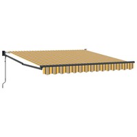 Markise Ausziehbar 300 X 250 Cm Sonnenschutz Terrasse Balkon Mehrfarbig