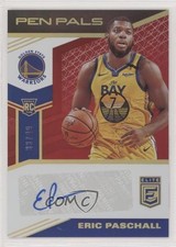 2019-20 Donruss Elite Pen Pals Red 33/49 Eric Paschall #PP-EPS Auto 5l1