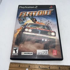 FlatOut Sony PlayStation 2, 2005 Play Station II Game Case & Manual Only