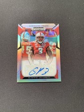2019 Panini Prizm Draft Picks Silver Germaine Pratt #192 Rookie Auto RC