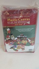 Herrschners Plastic Canvas Christmas Treat Holder Ornaments Kit