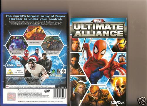 MARVEL ULTIMATE ALLIANCE PLAYSTATION 2 PS2 PS 2 RARE | eBay