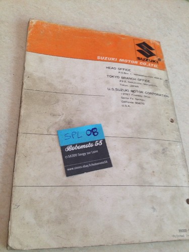 Suzuki A100 A100-4 A100 K L A 100 Parts List Catalogue Spare Parts Ed.73 - Picture 9 of 9