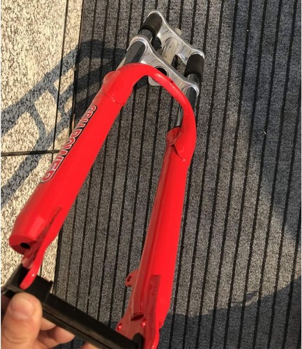 Horquilla de suspensión de bicicleta CDHPOWER 26" y manillar de carreras CNC 29 MM-gas moto - Imagen 35 de 45
