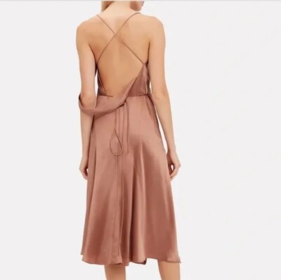 michelle mason strappy silk wrap dress Michelle Mason , Strappy Wrap Mini Dress