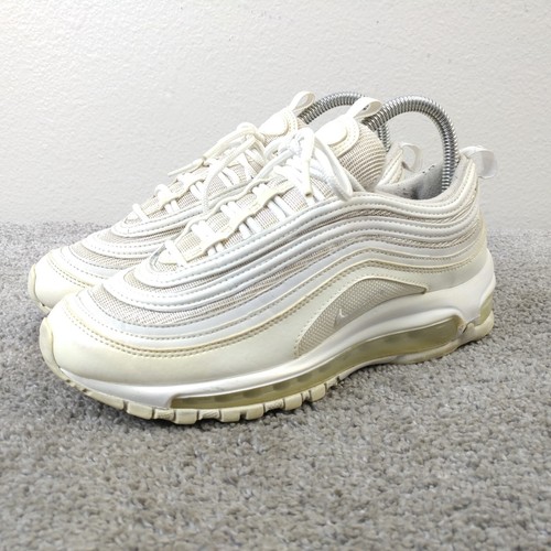 Nike Air Max 97 Youth Shoes Size 5Y Running Shoes Low Top White 921523-100