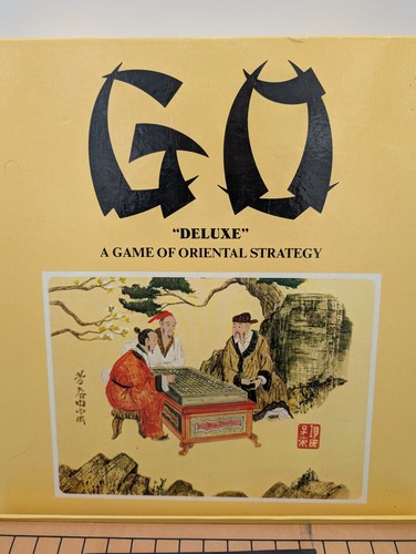 Gioco di strategia orientale GO Deluxe 1982 vintage tavola legno massello completa - Foto 2 di 11