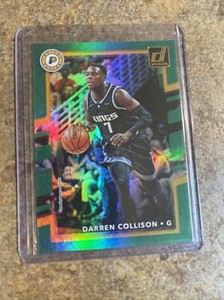 2017 Panini Donruss Basketball Holo Green Laser Darren Collison #60