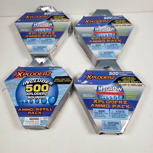 Xploderz Ammo 3 Refill Packs - 500 Count each Brand New Sealed Box + 1 box - Picture 5 of 5