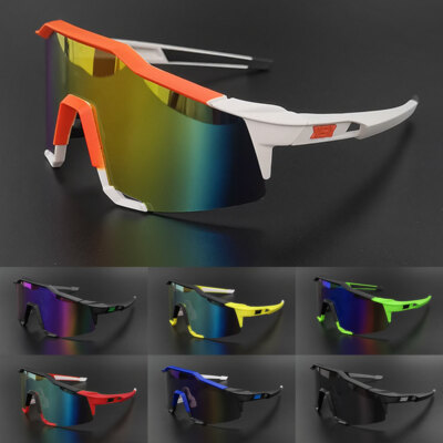 Hot Sports Cycling Goggles Men/'s Outdoor Mirror Shield Sunglasses UV400 Glasses