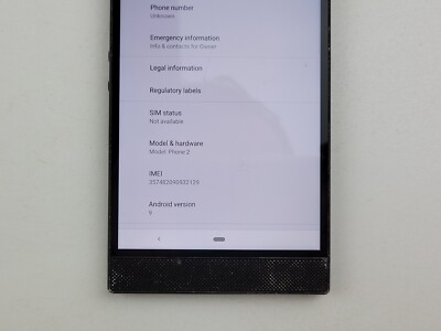 Razer Phone 2 (RZ35-0259) 64GB - Satin Black (Unlocked) - POOR