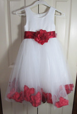 NEW Ekids Bridal Toddler Girl's Formal Dress with Flowers Size 4