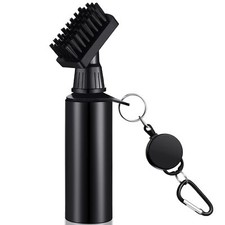 Cepillo de limpieza portátil para palos de golf con pulverizador de agua