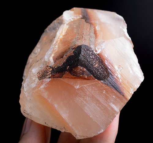 231g Natural Old Variety Rare Red "Benz" Calcite Mineral Specimen /China - Picture 3 of 5
