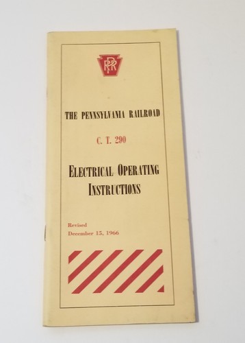 Istruzioni operative elettriche PRR Pennsylvania Railroad  - Foto 1 di 3