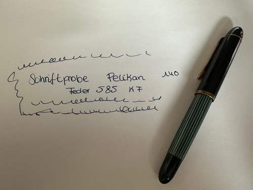 TOP Füller Vintage | PELIKAN 140 l 585 14 K GOLD Feder KF | Schöner Zustand