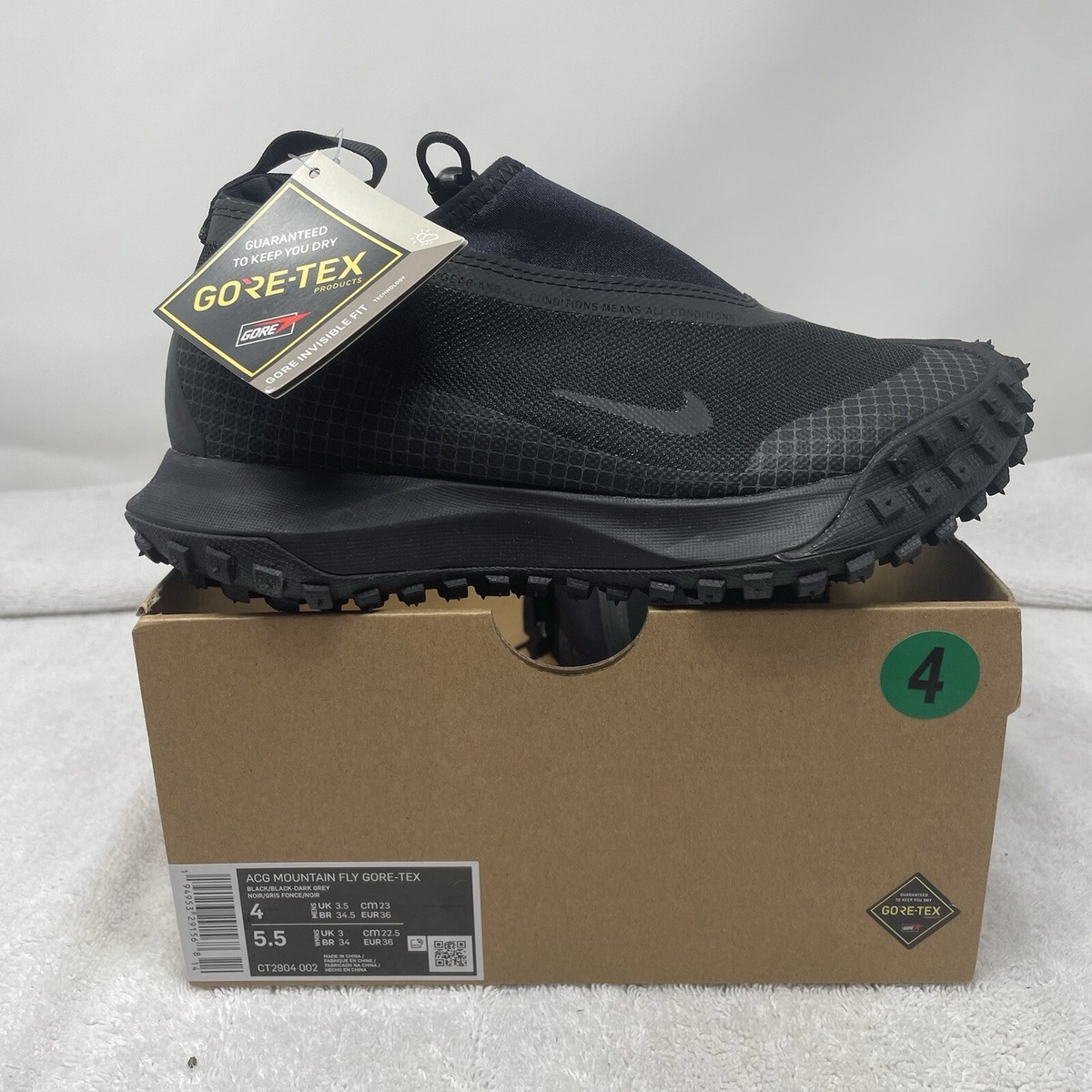 Nike ACG Mountain Fly Gore-Tex Black Grey CT2904-002 Men's