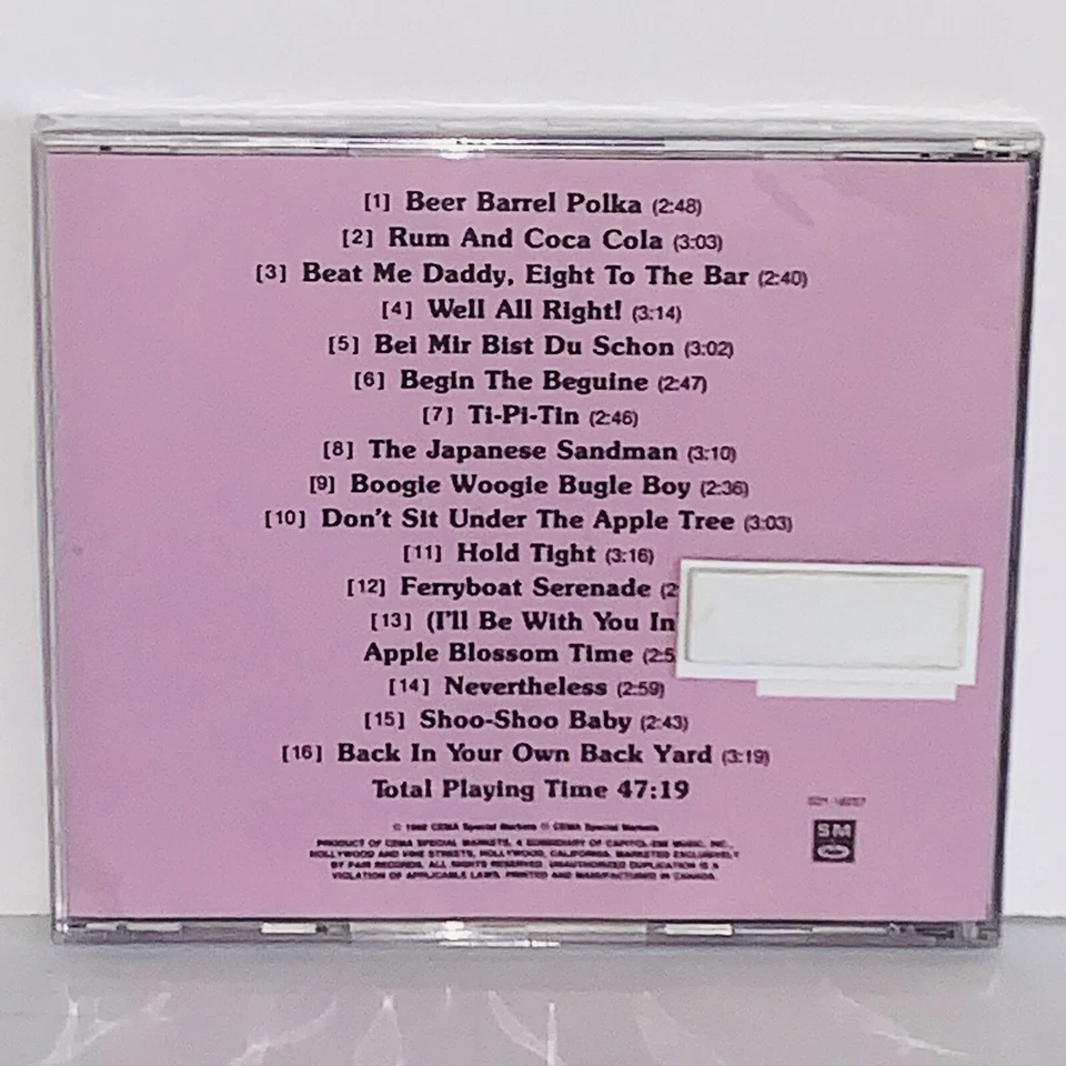 Factory Sealed (shrink wrapped) The Andrews Sisters At Their Very Best! CD — 第 2/2 张图片