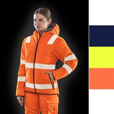Result Recycled Ripstop Padded Safety Jacket R500X Damen Herren Jacke NEU
