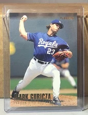 1996 FLEER TIFFANY GOLD #128 MARK GUBICZA KANSAS CITY ROYALS Rare Variation
