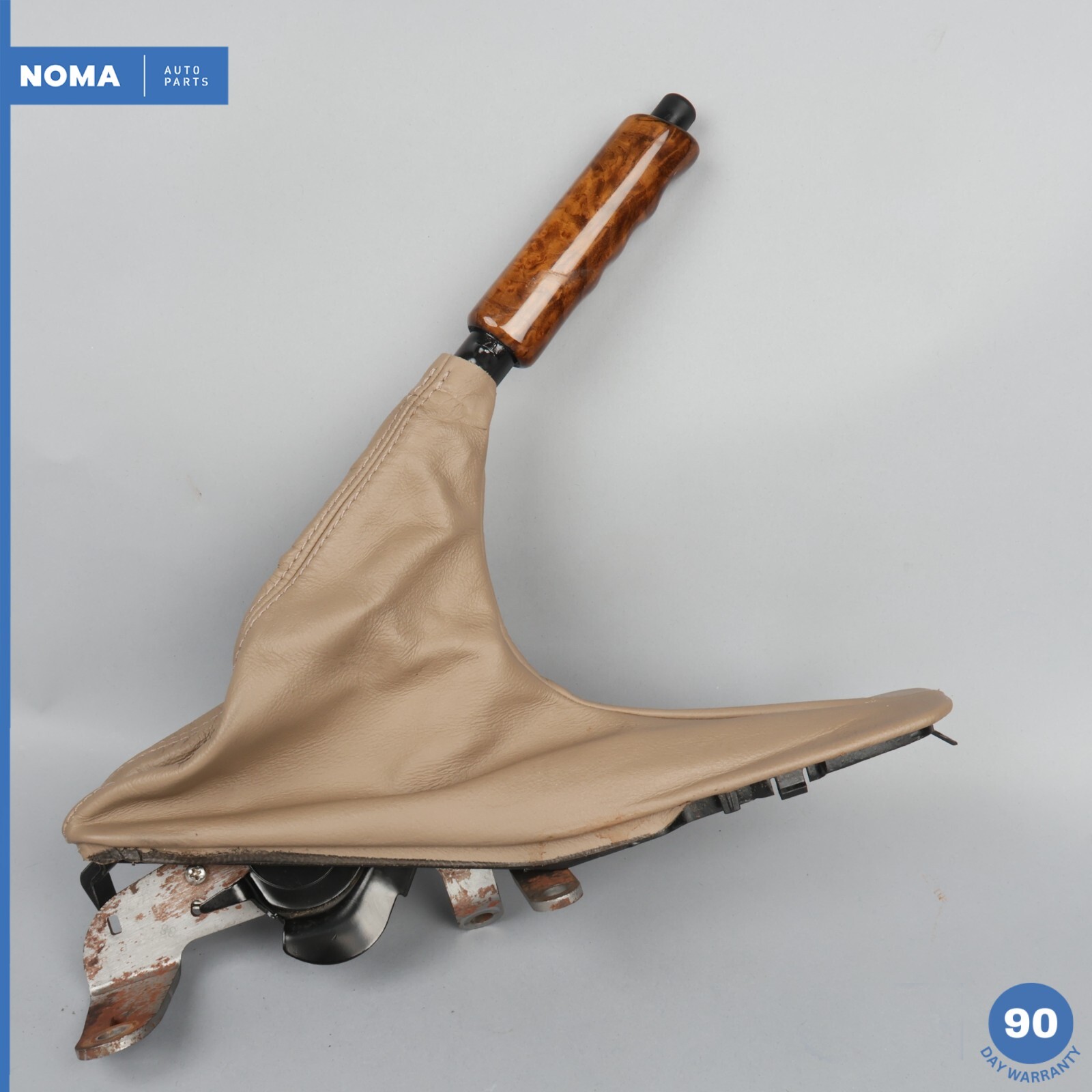 9902 BMW Z3 E36 Handbrake Hand Brake Lever Leather Boot w/ Beige