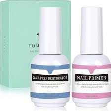 TOMICCA Nail Dehydrator and Primer Set-Professional Nail Bond Primer &Nail Prep