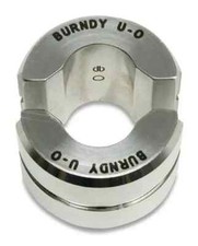 BURNDY UO U Crimping Die, 12-Tons, GREEN, Index O